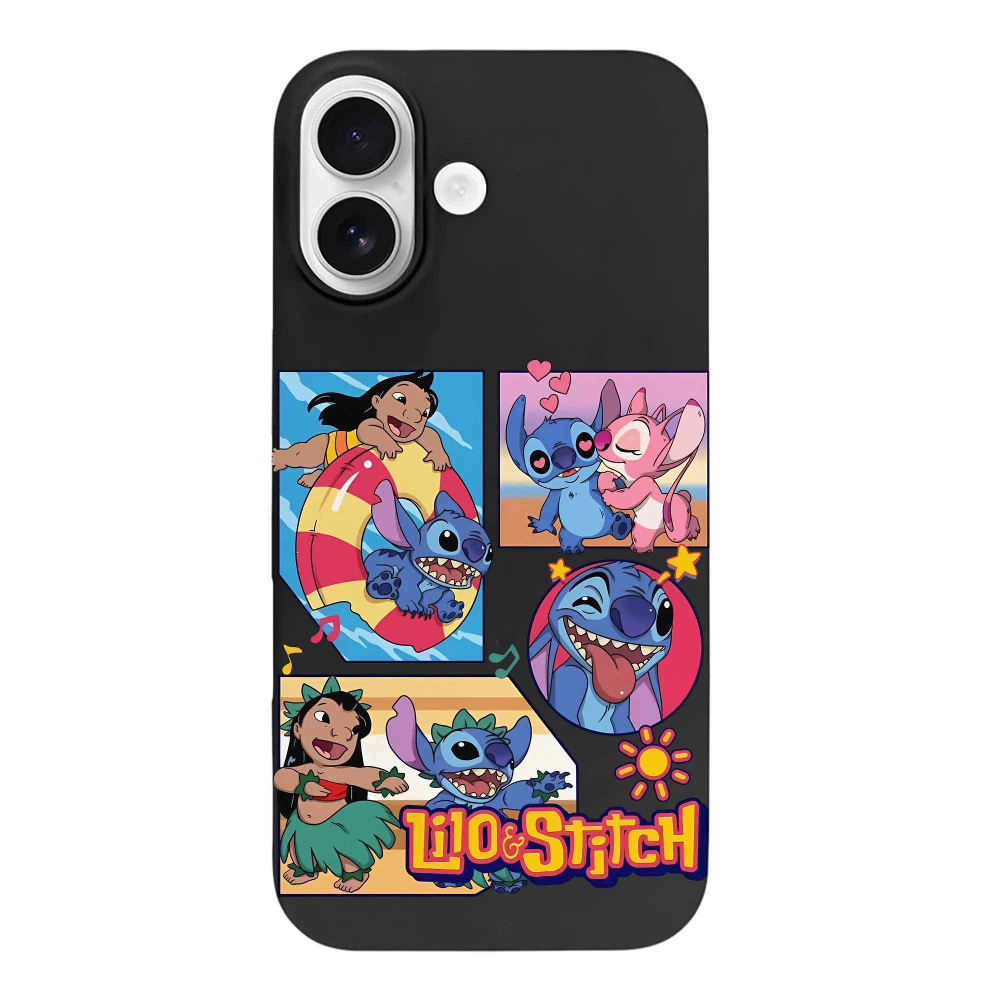 リロ＆スティッチ グッズ スティッチ - iPhone 17 シリーズ シリコンケース 薄型 耐衝撃 指紋防止 ソフトタッチカバー 精密フィット 傷防止 保護ケース iPhone 17/17 Air/17 Pro/17 Pro Max 対応